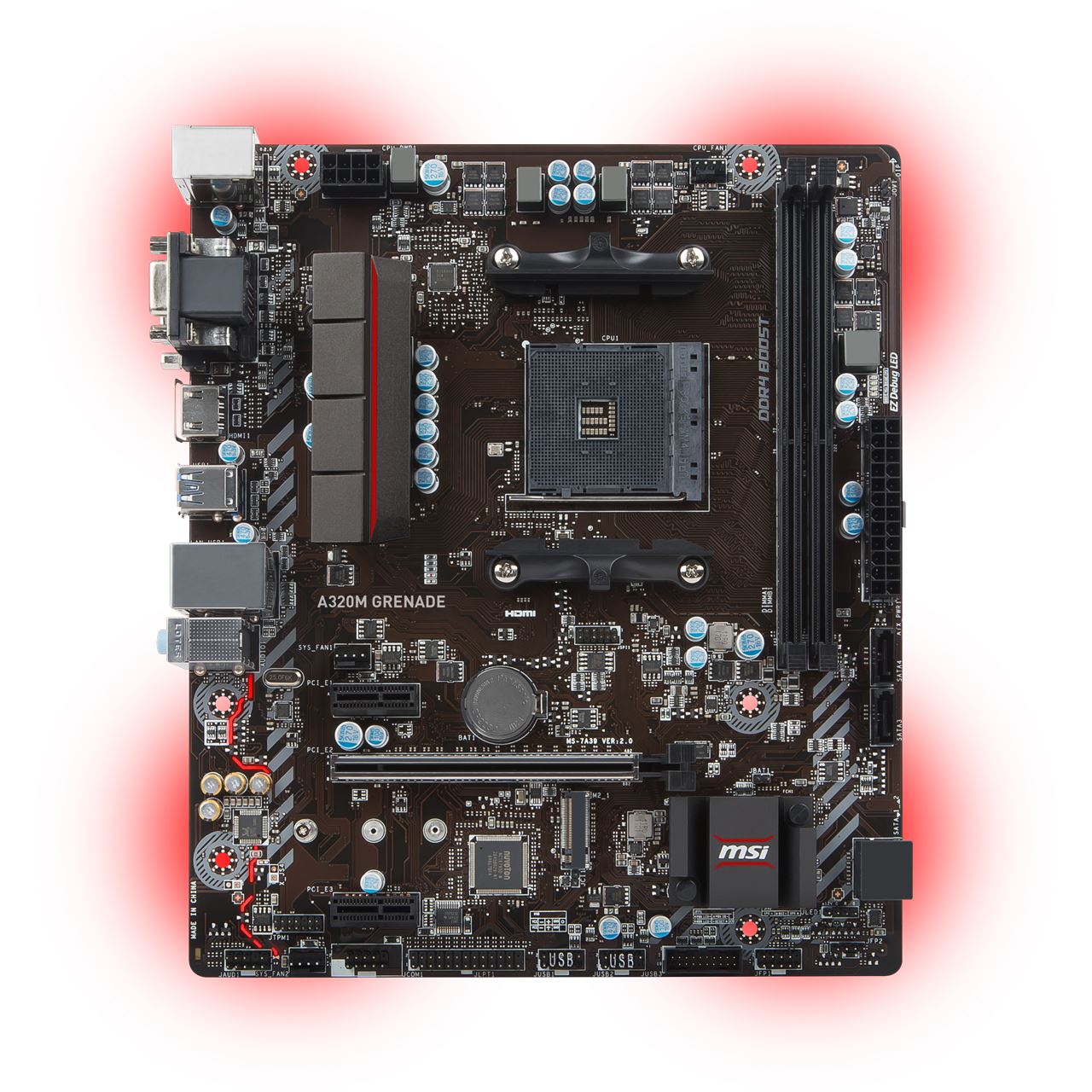 msi a320m grenade amd a320 so am4 dual channel ddr4 matx msi a320m grenade amd a320 so am4 dual channel ddr4 matx