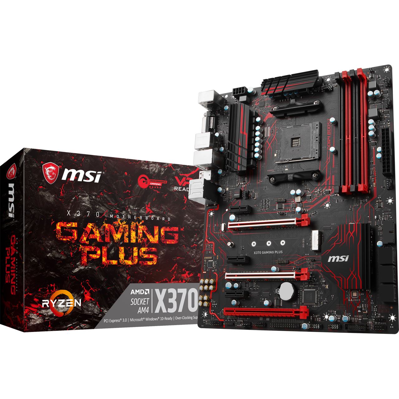 MSI X370 GAMING PLUS AMD X370 So.AM4 Dual Channel DDR4 ATX Retail AMD