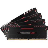 32GB Corsair Vengeance LED rot DDR4-3466 DIMM CL16 Quad Kit