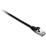 (€3,45*/1m) 2.00m V7 Cat. 7 Rohkabel Patchkabel S/FTP PiMF RJ45 Stecker auf RJ45 Stecker Schwarz Polybag