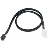 Phobya Durchflusssensorkabel 3 Polig 40cm - Schwarz gesleevt