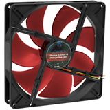 Phobya G-Silent 18 LED 180x180x32mm 0-950 U/min 10-19.9 dB(A) schwarz/rot