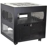 Phobya WaCoolT Cube 1 Medium Watercase Aluminium Edition mit Sichtfenster Wuerfel ohne Netzteil schwarz