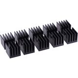 Alphacool GPU RAM Aluminium Heatsinks 15x15mm - black 10 Stk.