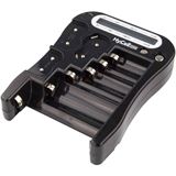Ansmann Batterie-Tester mit LCD-Anzeige für Rund- und Knopfzellen sowie 9V-Block (1900-0037)