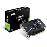 2GB MSI GeForce GTX 1050 AERO ITX 2G OC Aktiv PCIe 3.0 x16 (Retail)