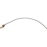 (€24,50*/1m) 0.20m InLine WLAN Adapterkabel Reverse SMA Buchse auf U.FL Stecker Schwarz vergoldet
