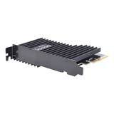 Alphacool Eisblock HDX-2 PCe 3.0 x4 Adapter für M.2 NGFF mit Passiv Kühler schwarz